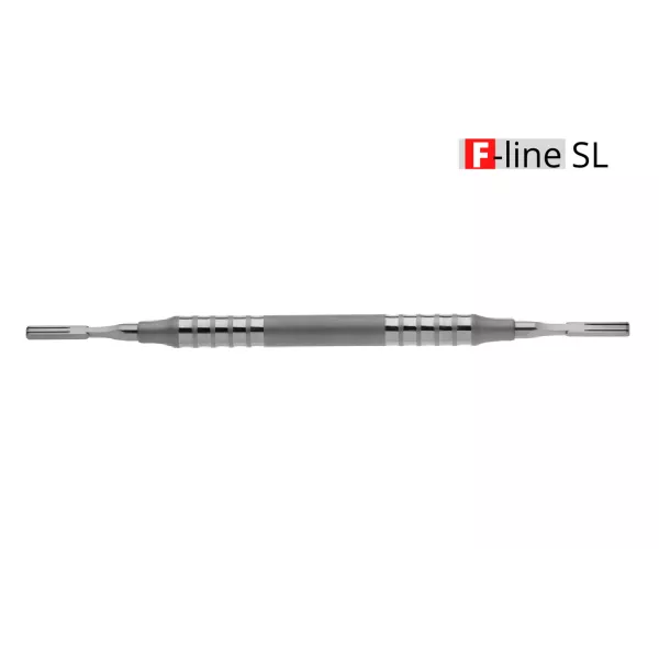 Ручка для двух лезвий №3 158мм  -  devemed  15,8cm 1.0/1.5 мм.  suitable for 2 blades  F-LINE  SL  double ended  - арт. 1151-70 F