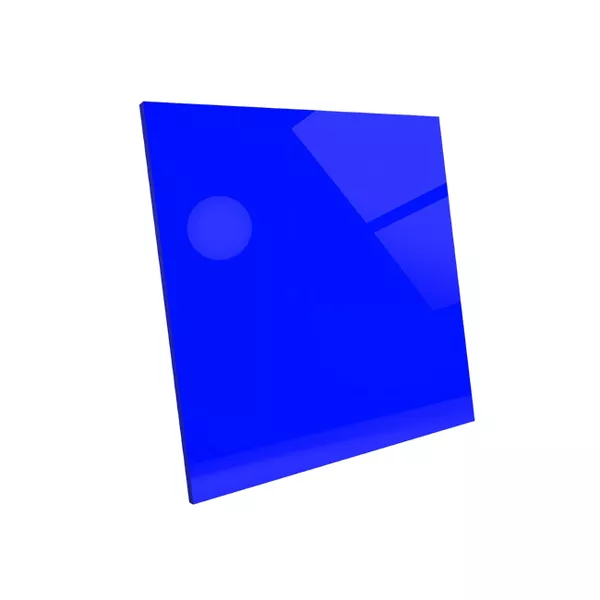 Soft Plate Blue - термоформовочные пластины для вакуумформера Plastvac P7, мягкие, синий цвет, 3 мм, 5 шт.