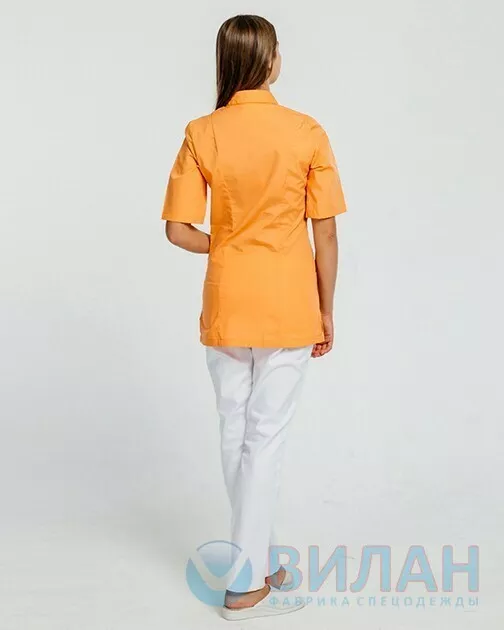 Блуза женская БЛ.021 р.40-42, рост 158-164 (цвет оранжевый)