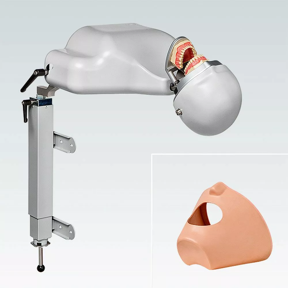 P-6/5 TKL Стоматологический симулятор  в сборе на кронштейне с подъемником и компактным торсом