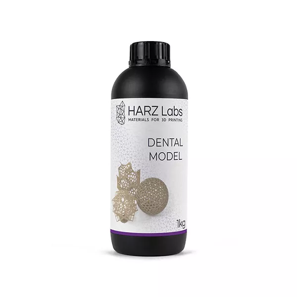 HARZ Labs Dental Model Beige - фотополимерная смола для печати моделей под термоформовку элайнеров и демонстрационных стоматологических моделей, цвет бежевый, 1 кг