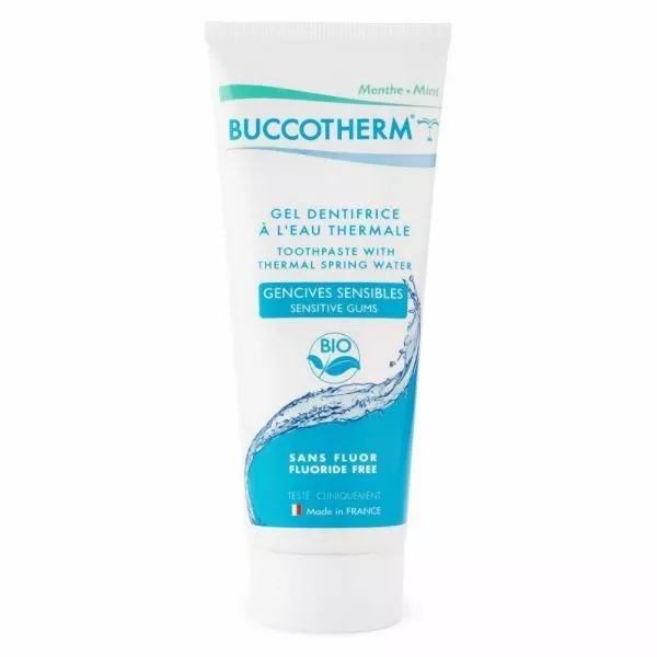Buccotherm зубная гель-паста для чувствительных десен без фтора 75мл