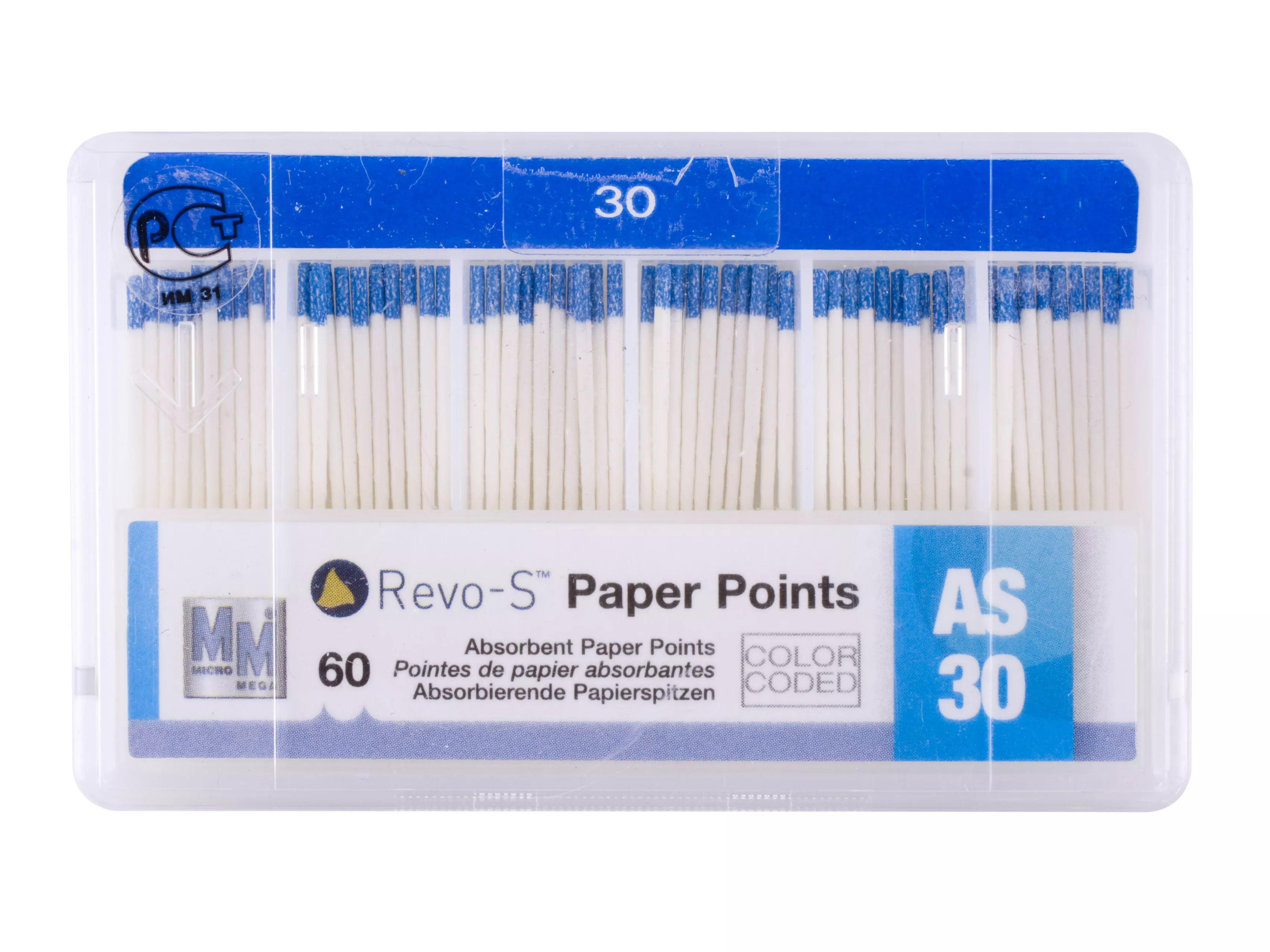 RevoS Paper Points (60 шт.) - инструменты эндодонтические, шт