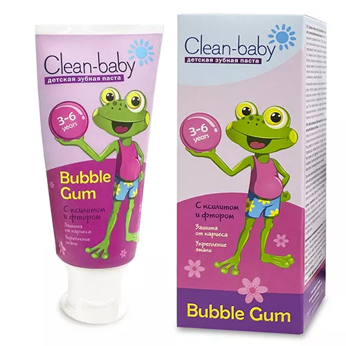 Clean-baby детская зубная паста, 3-6 лет