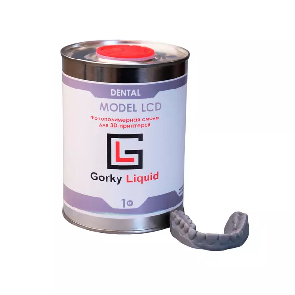 Gorky Liquid Dental Model LCD/DLP - фотополимерная смола для стоматологии, цвет серый, 1 кг