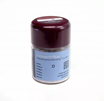 DUCERAM PLUS (ДУЦЕРАМ ПЛЮС) облицовочная керамика, дентин D A2, 20 г.