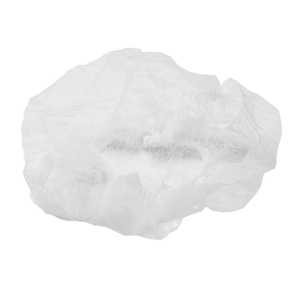 Шапочка Шарлотта (клип) White line, материал Спанбонд 14г/м2, нестерильная, цвет белый, упаковка №50