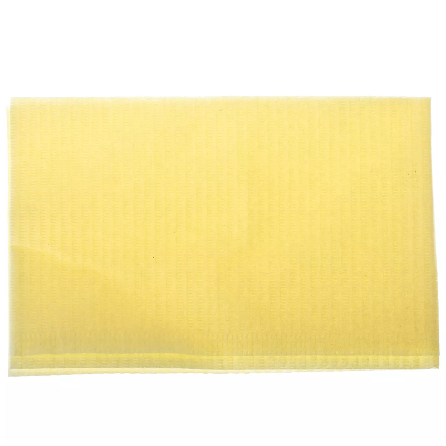Салфетка-нагрудник Euro Standart, размер 35*45см, 3-х слойные, 2 сл.бумага+полиэтилен, нестерильная, цвет желтый