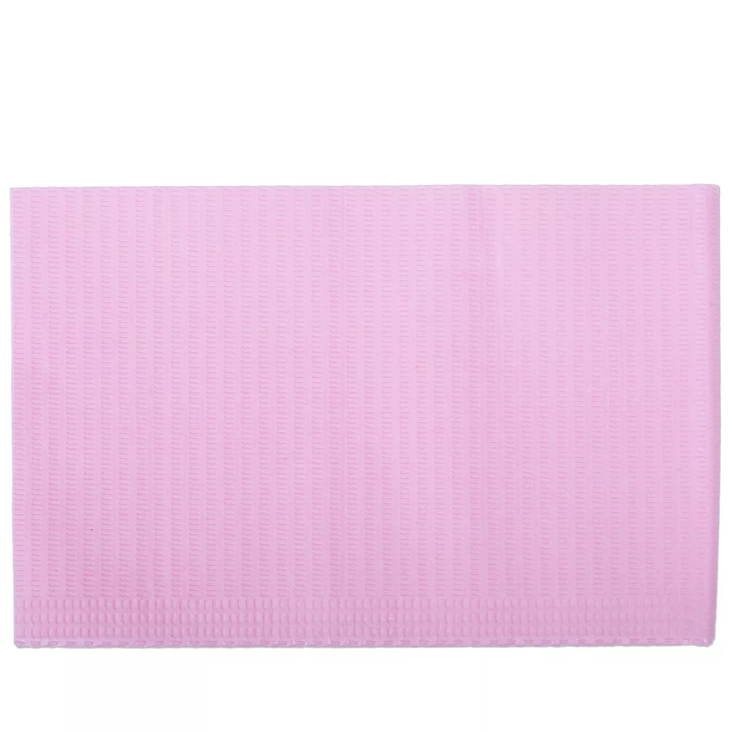 Салфетка-нагрудник Euro Standart, размер 35*45см, 3-х слойные, 2 сл.бумага+полиэтилен, нестерильная, цвет розовый