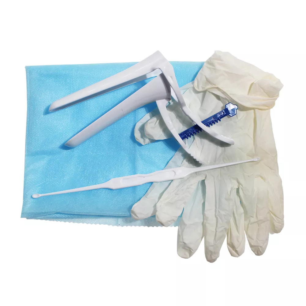 Набор гинекологический Ева, размер №2 (М) (зеркало по Куско белое, салфетка 40*60см, ложка Фолькмана, перчатки) стерильный