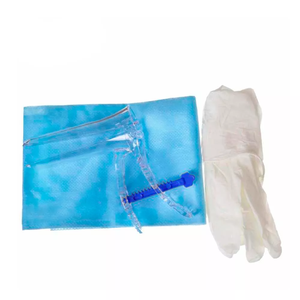 Набор гинекологический Ева, размер №2 БЕЗ инструмента (зеркало по Куско прозрачное, салфетка 40*60см, перчатки) стерильный