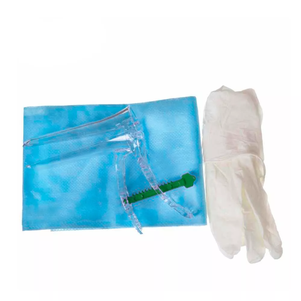Набор гинекологический Ева, размер №3 БЕЗ инструмента (зеркало по Куско прозрачное, салфетка 40*60см, перчатки) стерильный
