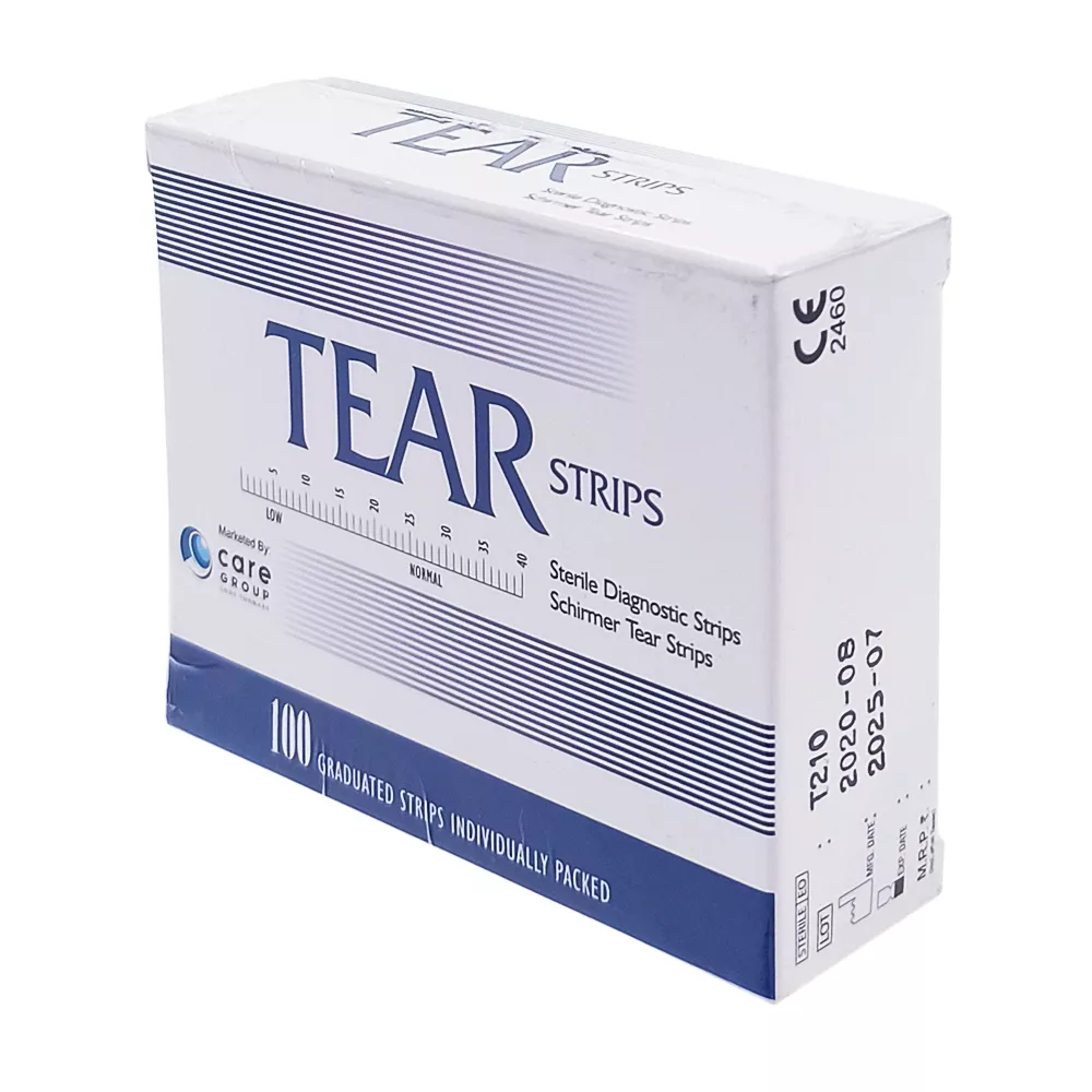 Тест-полоски офтальмологические Tear Strips (Tear Flo) №100