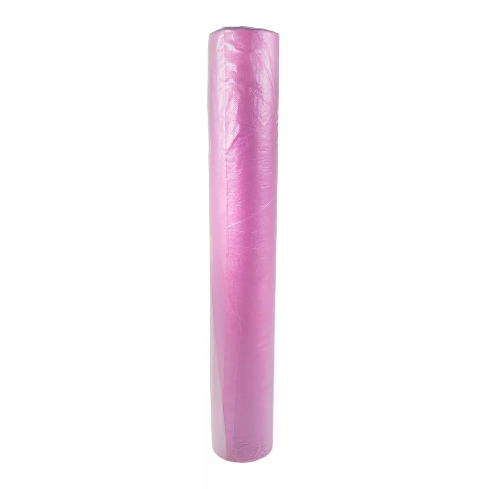 Рулон гигиенический, размер простыни 80см*200см, материал СМС 15г/м2, с перфорацией №100, розовый