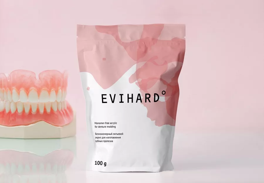 Evihard Эвихард материал полимерный базисный д/изготовл. протезов, 250г. (цвет №4 )