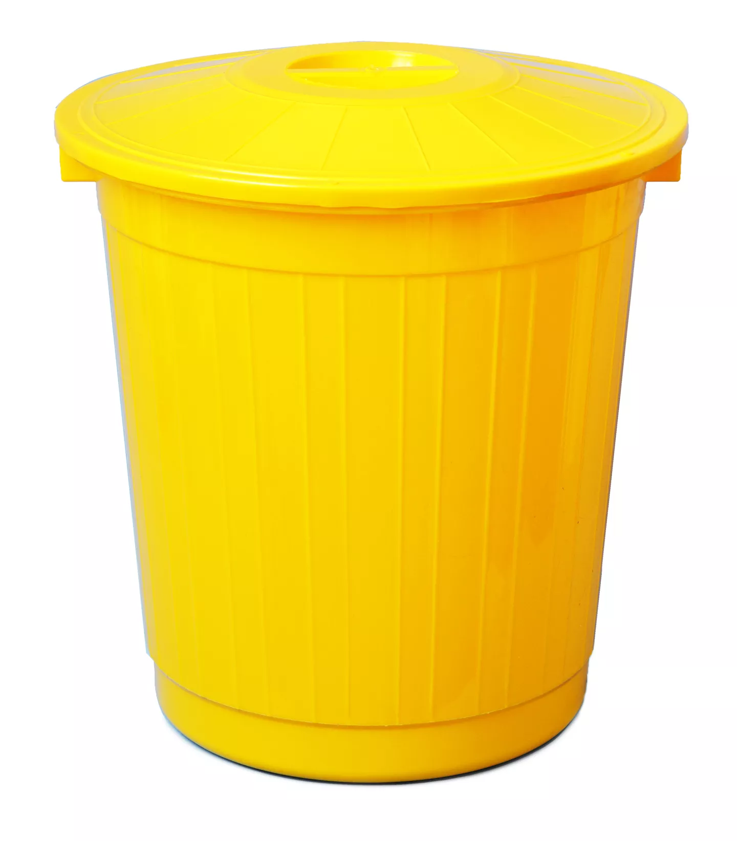 Бак 80,0л для сбора, хранения медицинских отходов (класс Б), с крышкой, цвет желтый, многоразовый