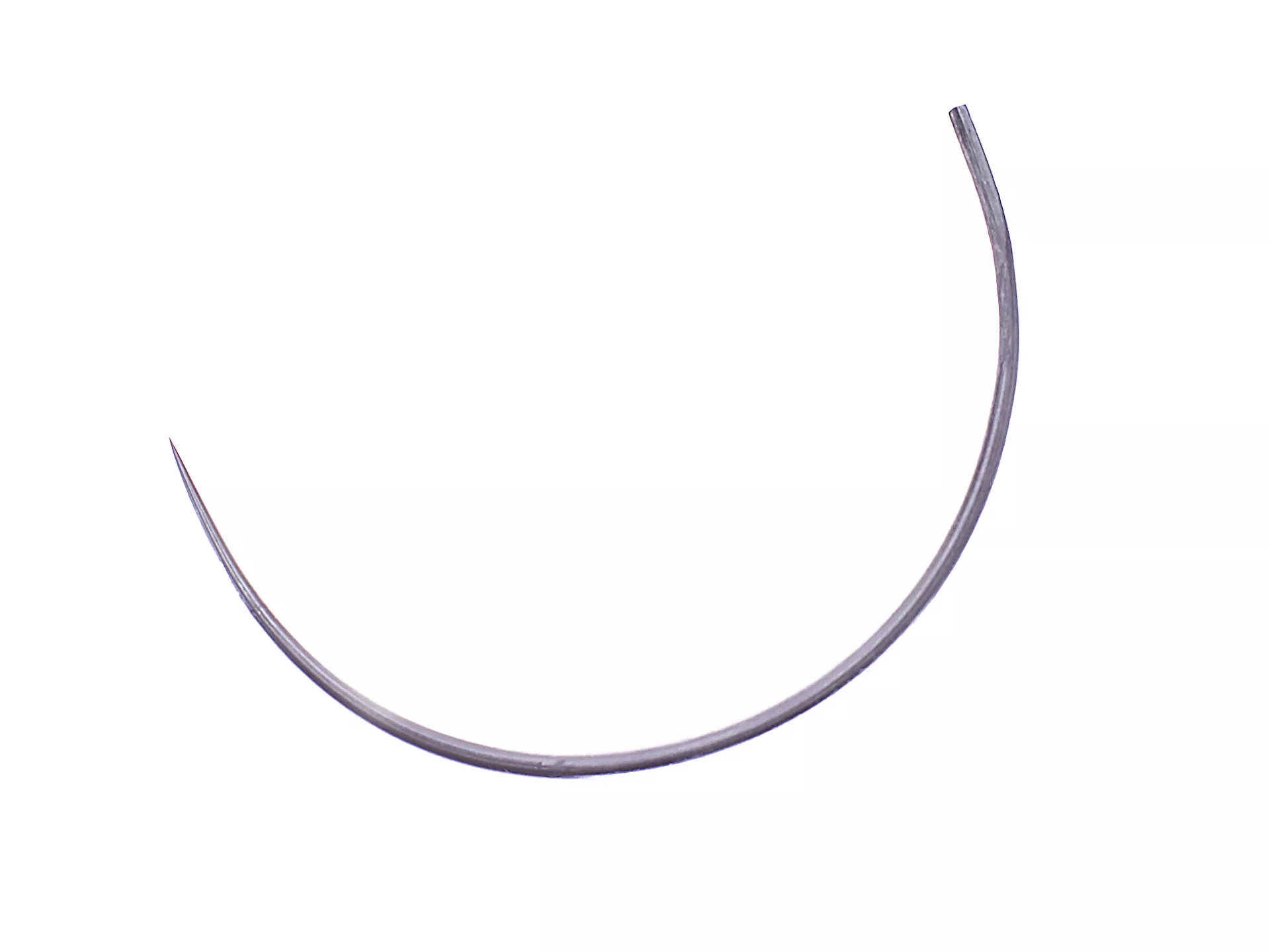 Игла хирургическая изогнутая на 4/8 окружности с круглым острием с пружинящим ушком 4А1: 4А1-0,9х36