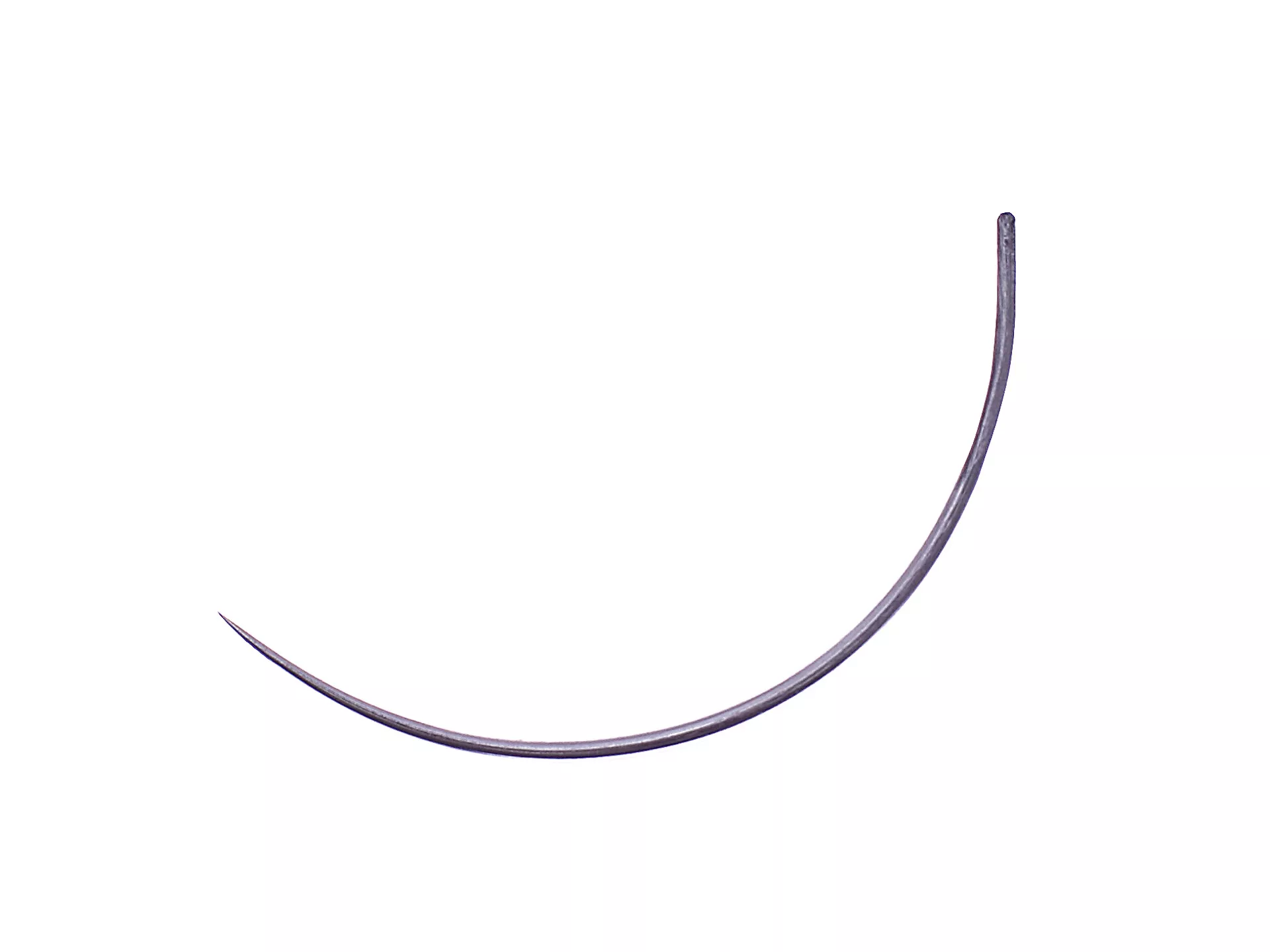 Игла хирургическая изогнутая на 3/8 окружности с круглым острием с пружинящим ушком 3А1: 3А1-0,9х36