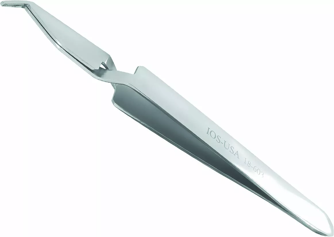 Узкий пинцет обратного действия для удержания брекетов Narrow Bonding Tweezer