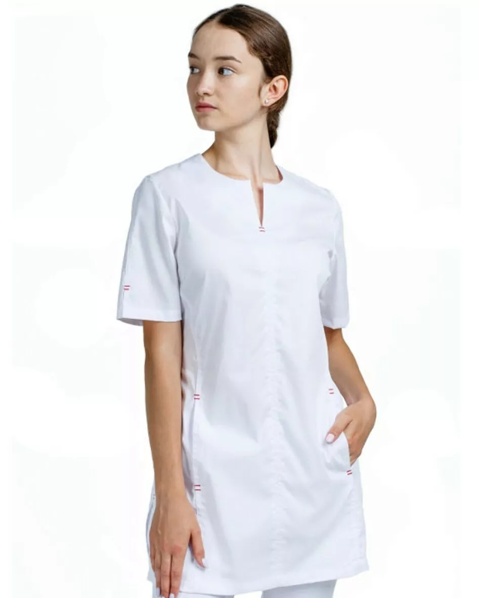 Куртка женская КМ.579 р 56, рост 158-164 (цвет белый)
