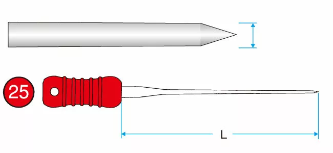 Спредеры Spreaders 6 шт., MANI (№15х25мм)