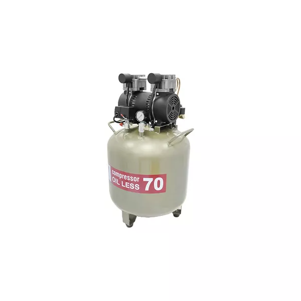 W-603 - безмасляный компрессор для 1-2 стоматологических установок с ресивером 70 л (130 л/мин)