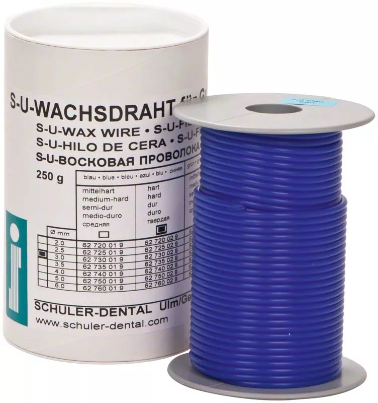 Восковая проволока (S-U-WAX-WIRE) 250г. Schuler-Dental (не верно (4мм))