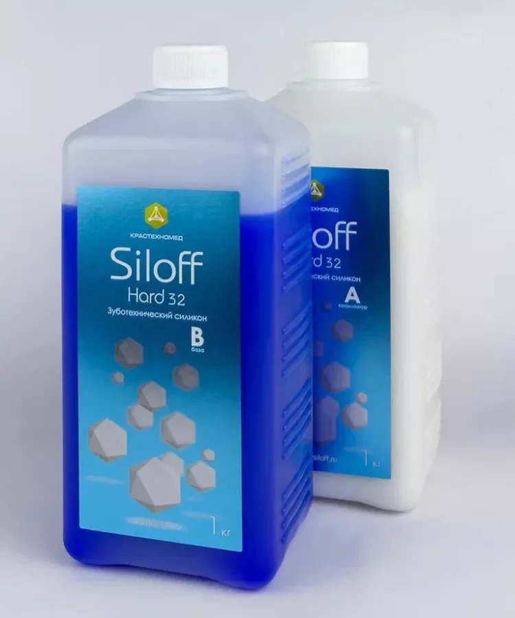 Siloff Hard 32 (1kg/1kg) / Силикон для дублирования 1кг+1кг