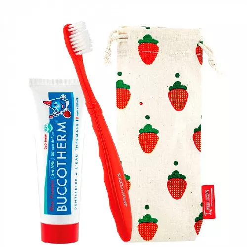 Набор детский BUCCOTHERM, клубничный BIO (2-6 лет)