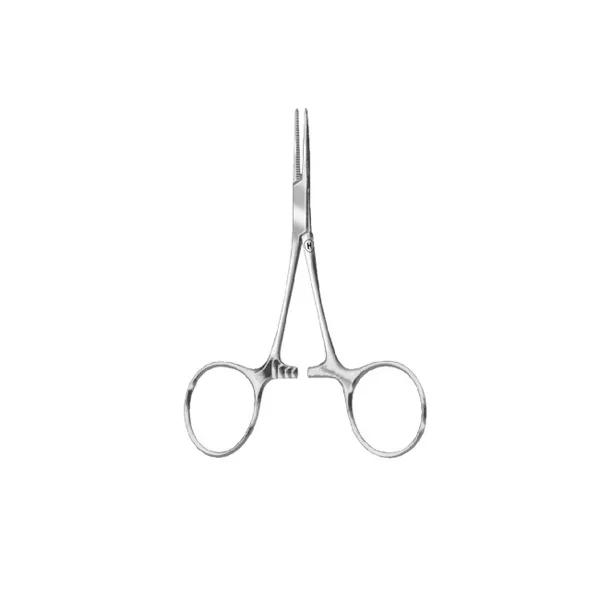 HSE 010-09 - зажим хирургический Micro-Hartmann, прямой, 90 мм