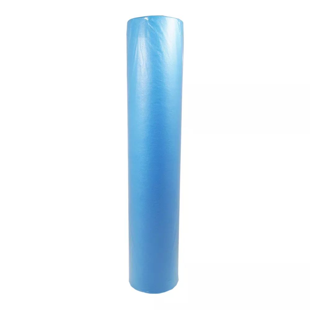 Рулон гигиенический, размер простыни 70см*200см, материал СМС 20г/м2, с перфорацией №100, голубой