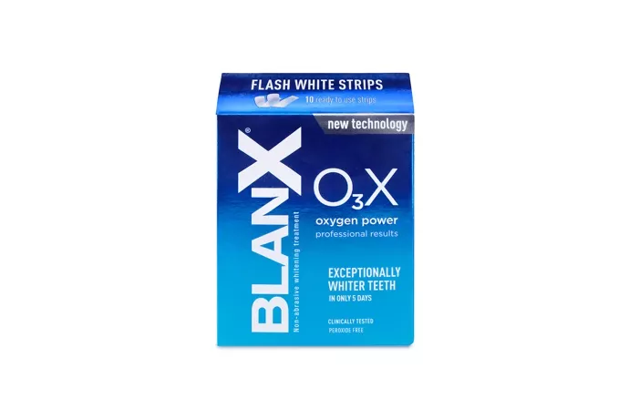 Осветляющие полоски Blanx O3X - Flash White Strips