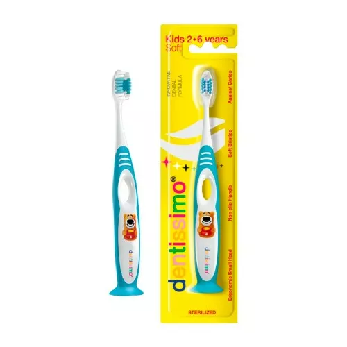 Dentissimo Зубная щетка Kids Soft для детей, 2-6 лет