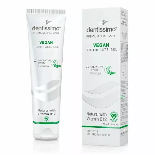 Зубная паста Dentissimo Vegan с витамином B12, 75 мл