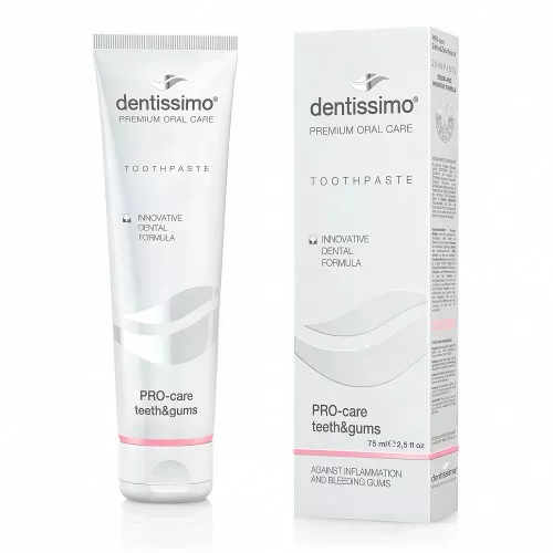 Зубная паста Dentissimo PRO-care Защита зубов и десен, 75 мл