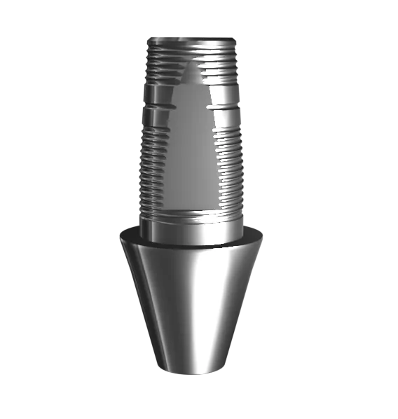 Основание титановое без фиксации, аналог GEO, совместимо с Straumann Bone Level NC (3.0 мм), с винтом