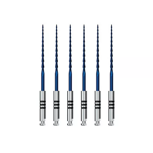 E3 Azure Big - машинные файлы 40/04 29 мм, 6 шт. в упаковке