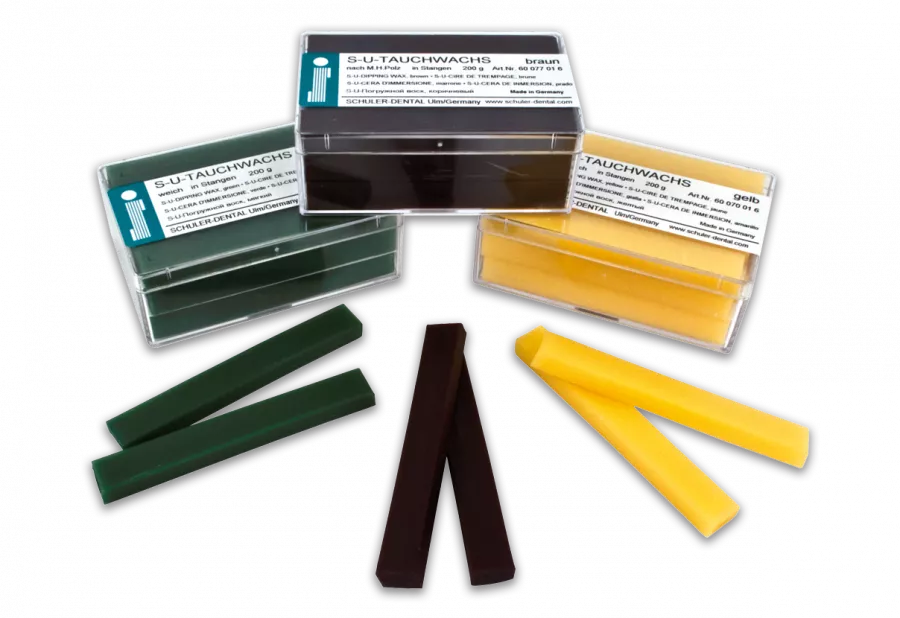 Воск погружной (S-U-DIPPING-WAX in Sticks) в брусках 200г. Schuler-Dental (Зеленый (мягкий) 60075016)