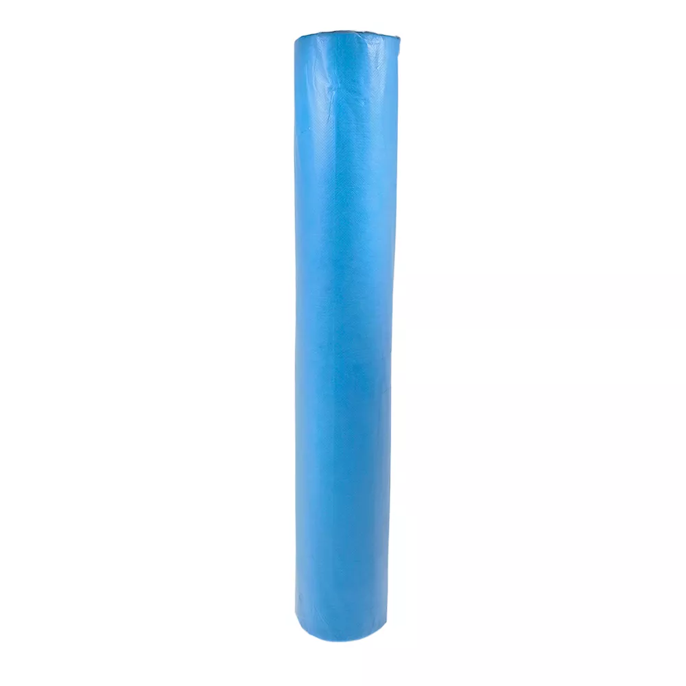 Рулон гигиенический, размер простыни 80см*200см, материал СМС 17/м2, с перфорацией №100, голубой
