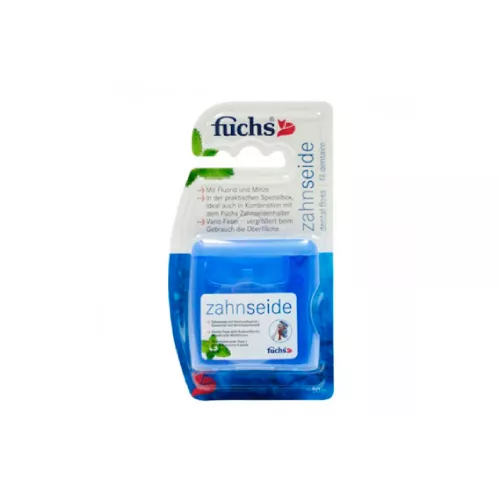 Зубная нить Fuchs Floss Refill со фтором и мятой, 50 м