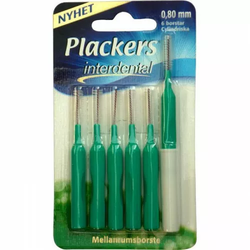 Plackers Interdental межзубный ёршик 0.8 мм
