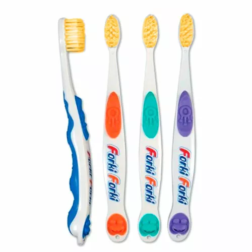 Dr. Care Forki Forki детская зубная щётка с ионами золота