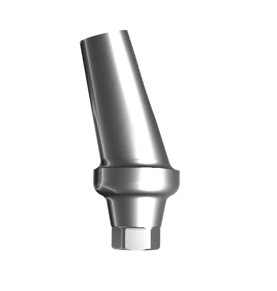 Абатмент титановый угловой 17°, совместим с Osstem Regular ⌀ 5.0 (2.0 мм), type B, с винтом