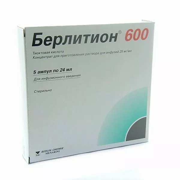 Берлитион 600 конц.д/приг. р-ра 24 мл №5