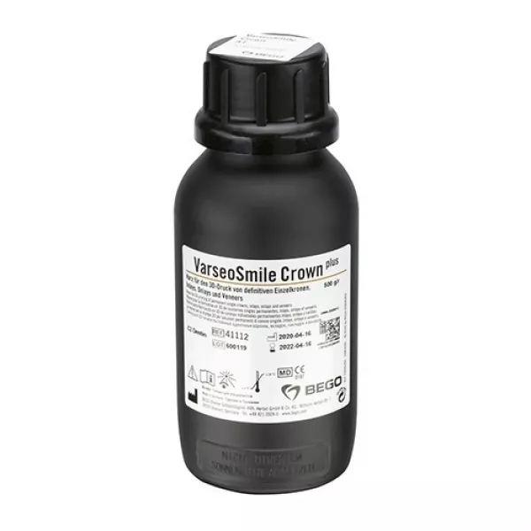 VarseoSmile Crown plus - фотополимерная смола для коронок, цвет С2, 0,5 кг