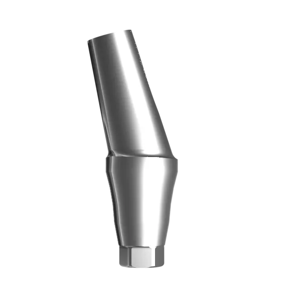 Абатмент титановый угловой 17°, совместим с Osstem Regular ⌀ 4.5 (4.0 мм), type B, с винтом