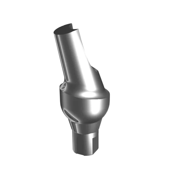 Абатмент титановый угловой 15°, совместим со Straumann Bone Level NC (3.0 мм), с винтом
