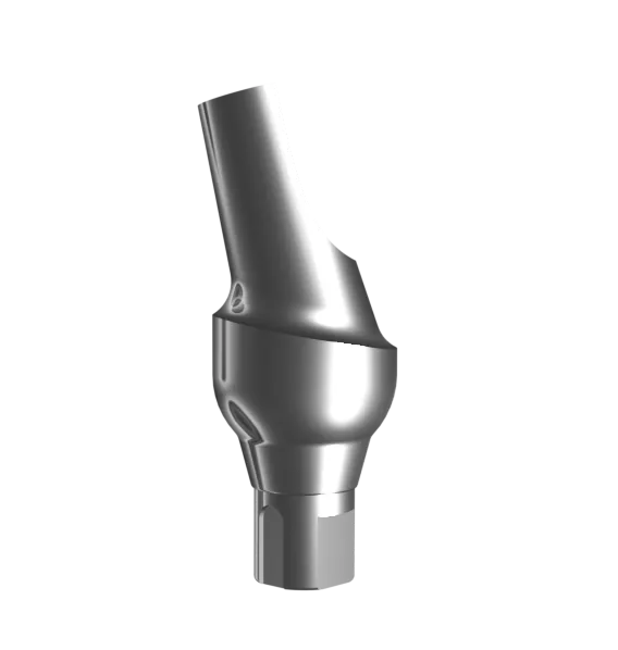 Абатмент титановый угловой 15°, совместим со Straumann Bone Level NC (3.0 мм), с винтом