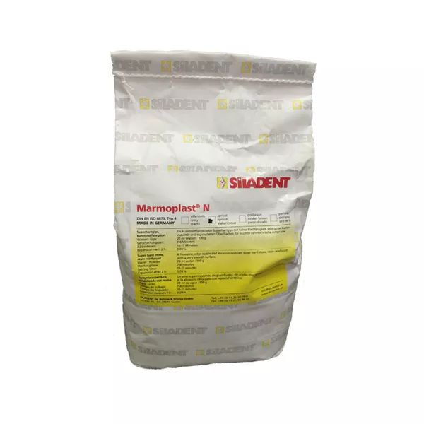 Marmoplast N - гладкий гипс, укрепленный смолой, класс 4, 25 кг