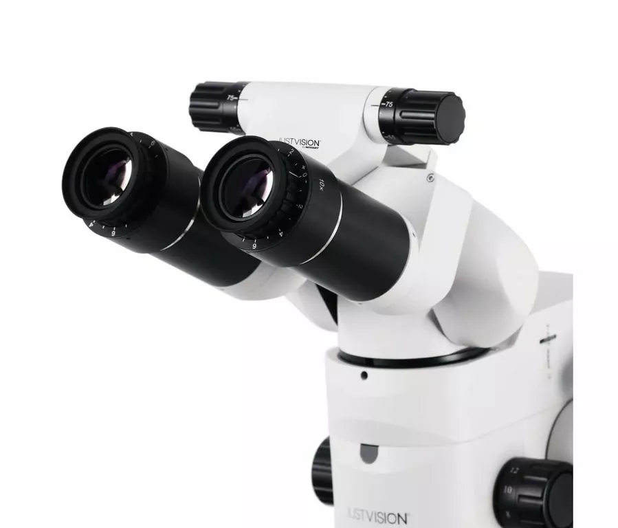 JustVision by Semorr JVM D - операционный микроскоп с плавным изменением увеличения, LED-подсветкой и объективом с изменяемым рабочим расстоянием (f=180-460), встроенной Wi-Fi 4К камерой, удлиненными окулярами, мобильное крепление (Китай)